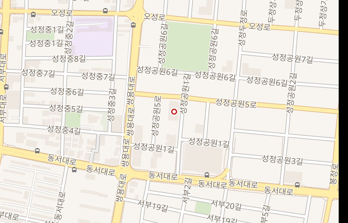 천안 위치 지도